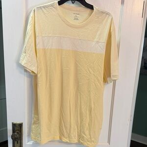 Van Heusen Light Yellow Short Sleeve Tee